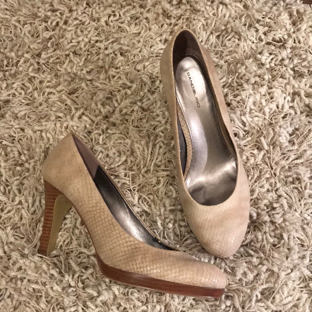 Bandolino leather heels